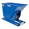Vestil Light Duty Self-Dump Hopper .75 Cubic Yard 2000 lb Blue D-75-LD - alternate 1