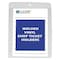 C-Line Products Shop Ticket Holder, Vinyl, Clear, 4x6", PK50 80046 - alternate 1
