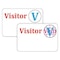 C-Line Products 3" x 2" Time's Up! Self-Expiring Visitor Badges, 100PK 97004 - alternate 1
