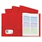C-Line Products Two Pocket File Folder, Prong, Red, Pk10 32964 - alternate 1