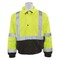 Deltaplus Hi-Vis Bomber Jacket, 100% Polyester 300D Oxford with PU Coating, 100% Black Polyester Fleece Liner 61592 - alternate 1