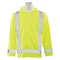 Deltaplus Hi-Vis Oversized Rain Jacket, Polyester/Polyurethane Coating, High Visibility Lime, M/L WEL61495HLLG - alternate 1