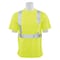 Deltaplus Hi-Vis Short-Sleeve Shirt, Class 2, Type R, 100% Polyester Birdseye Mesh with Moisture Wicking, M 62181 - alternate 1