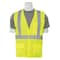 Deltaplus Vest, FlameRetardantTreated, Hi-Viz, Lime, M 65010 - alternate 1