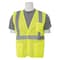 Deltaplus Vest with Pockets, Economy, Hi-Viz, Lime, M 61629 - alternate 1