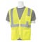 Deltaplus Safety Vest, Zippered, Hi-Viz, Lime, 2XL WEL61650HL2X - alternate 1