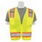 Deltaplus Safety Vest, ANSI, Hi-Viz, Lime, L 62152 - alternate 1