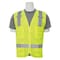 Deltaplus Safety Vest, Zipper, Hi-Viz, Lime, M WEL61200HLMD - alternate 1
