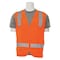 Deltaplus Safety Vest, Zipper, Hi-Viz, Orange, L 61209 - alternate 1