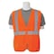 Deltaplus Safety Vest, Woven Oxford, HiViz, Orange, XL 61721 - alternate 1