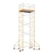 Bil-Jax Scaffold Tower, 2 to 21 ft H, 84 in W, 57 in D, Steel/Aluminum/Wood, 2,000 lb Load Capacity 6004C-7X20RT - alternate 2