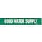 Brady Pipe Mrkr, Cold Water Supply, 2-1/2to7-7/8 7057-1 - alternate 1
