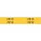 Brady Pipe Marker, Lube Oil, Yel, 3/4 to 2-3/8 In 7181-4 - alternate 1