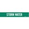 Brady Pipe Marker, Storm Water, 2-1/2to7-7/8 In 7275-1 - alternate 1
