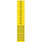 Brady Pipe Marker, Glycol, Yellow, 3/4 In or Less 7121-3C - alternate 1