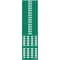 Brady Pipe Marker, Water, Green, 3/4 In or Less 7304-3C - alternate 1