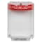 Safety Technology International Pull Station Guard, Polycarbonate, Flush Mount, 5 1/2 in Width, 2 5/8 in Depth, Red STI-13010FR - alternate 6