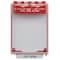 Safety Technology International Pull Station Guard, Polycarbonate, Surface Mount, 5 1/2 in W x 8 1/8 in H x 4 in D, Red STI-13210FR - alternate 2