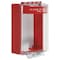 Safety Technology International Pull Station Guard, Polycarbonate, Surface Mount, 5 1/2 in W x 8 1/8 in H x 4 in D, Red STI-13210FR - alternate 6