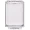 Safety Technology International Enclosed Protective Cover, Polycarbonate, Flush Mount, 5 1/2 in W x 8 1/8 in H x 2 5/8 in D, Clear STI-13000NC - alternate 4