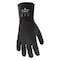 Showa 7712R Chemical Resistant Gloves, PVC, 12 in L, 18 mil, Black, L, 1 PR 7712R - alternate 1