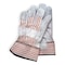 Condor Leather Gloves, Cowhide, Safety Cuff, Wing Thumb, Full Finger, Red/White, S, 1 PR 5AJ40 - alternate 2