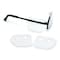 Condor Slip-On Sideshield, Removable Shields For Eyewear, Clear, Universal Fit, PK10 5AL29 - alternate 1