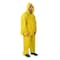 Condor 3-Piece Rainsuit with Detachable Hood, PVC, 10 mil Thick, Snap-On (Included), Yellow, L 5AM96 - alternate 1