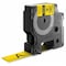 Dymo RHINO (R) Heat Shrink Tube Label 3/4" x 60"H, Black on Yellow 18058 - alternate 2