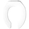 Bemis Toilet Seat Without Cover, Plastic, Elongated, White 2155CT-000 - alternate 1