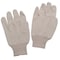 Condor Canvas Gloves, Cotton/Polyester, None Uncoated, Knit, Beige, L, 1 PR 5AX85 - alternate 2