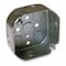 Raco Electrical Box, 15.5 cu in, Octagon Box Type, 2 Gangs, Steel, Octagon Shape 125 - alternate 1