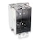 Raco Electrical Box, 12.5 cu in, Switch Box Type, 1 Gang, Galvanized Zinc, Rectangular Shape 519 - alternate 1