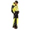 Occunomix Cold Weather Coverall Rainsuit, Polyester, 9.8 mil Thick, Yellow, 4XL SP-CVL-BY4X - alternate 6