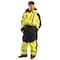 Occunomix Cold Weather Coverall Rainsuit, Polyester, 30 1/2 in Inseam, 34 in to 36 in Waist, Yellow, L SP-CVL-BYL - alternate 2