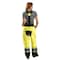 Occunomix Hi-Visibility Rain Pants, Polyester, 31 in Inseam, Pull On Closure, Yellow, Size M SP-BRP-YM - alternate 10