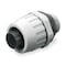 Hubbell Wiring Device-Kellems Conduit Fitting Connector, 1/2 in, Threaded, Nylon, Gray P050NGYA - alternate 1