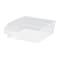 Quantum Storage Systems Shelf Storage Bin, Polypropylene, Clear, 4 in H, 11 1/8 in W, 11 5/8 in L QSB109CL - alternate 1