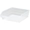 Quantum Storage Systems Shelf Storage Bin, Polypropylene, Clear, 4 in H, 11 1/8 in W, 11 5/8 in L QSB109CL - alternate 2