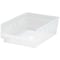 Quantum Storage Systems Clear Shelf Bin, 11-5/8"L x 8-3/8"W x 4"H, Load Capacity: 50 lb QSB107CL - alternate 2