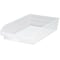 Quantum Storage Systems Shelf Storage Bin, Polypropylene, Clear, 4 in H, 11 1/8 in W, 17 7/8 in L QSB110CL - alternate 2