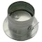 Greenseam Duct Collar w/Damper 8 in W, 6 in H GR6POCR5GA26D - alternate 1