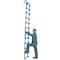 Vestil 12 ft Overall H, Storage Tank Ladder, Steel, Powder Coated Finish, 300 lb Load Capacity NTAL-12 - alternate 5