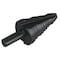 Zoro Select Step Drill Bit, 10 Hole Sizes, 1/4 in to 1-3/8 in, 1/16 in Step Increments, Black Oxide 6EXN5 - alternate 1