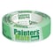 Shurtape Painter's Tape, 36 mm W x 55 m L, 5.4 mil Thick, Green, Rubber Adhesive 667017 - alternate 1