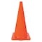Zoro Select Traffic Cone, PVC, Non-Reflective, 28 in Height, 7 lb, Orange 6FGZ8 - alternate 1
