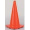 Zoro Select Traffic Cone, PVC, Non-Reflective, 28 in Height, 7 lb, Orange 6FGZ8 - alternate 2