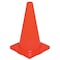 Zoro Select Traffic Cone, PVC, Non-Reflective, 18 in Height, 2.3 lb, Orange 6FGZ7 - alternate 1