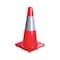 Zoro Select Traffic Cone, PVC, High-Intensity Prismatic, 28 in Height, 5 lb, Orange 6FGZ5 - alternate 2