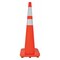 Zoro Select Traffic Cone, PVC, High-Intensity Prismatic, 36 in Height, 10 lb, Orange 6FGZ6 - alternate 1